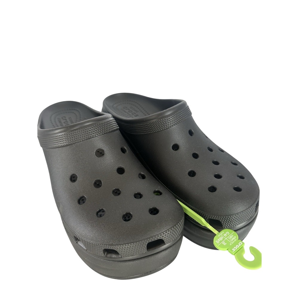 Crocs Siren Heel Clog Black Women's Size 12M Man 10 New Never Wear No Tags